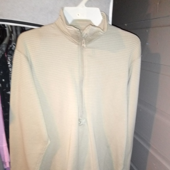 Turtle neck zip. Up long. Sleeve - Picture 1 of 1